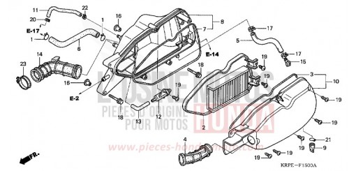 AIR CLEANER SCV100F5 de 2005